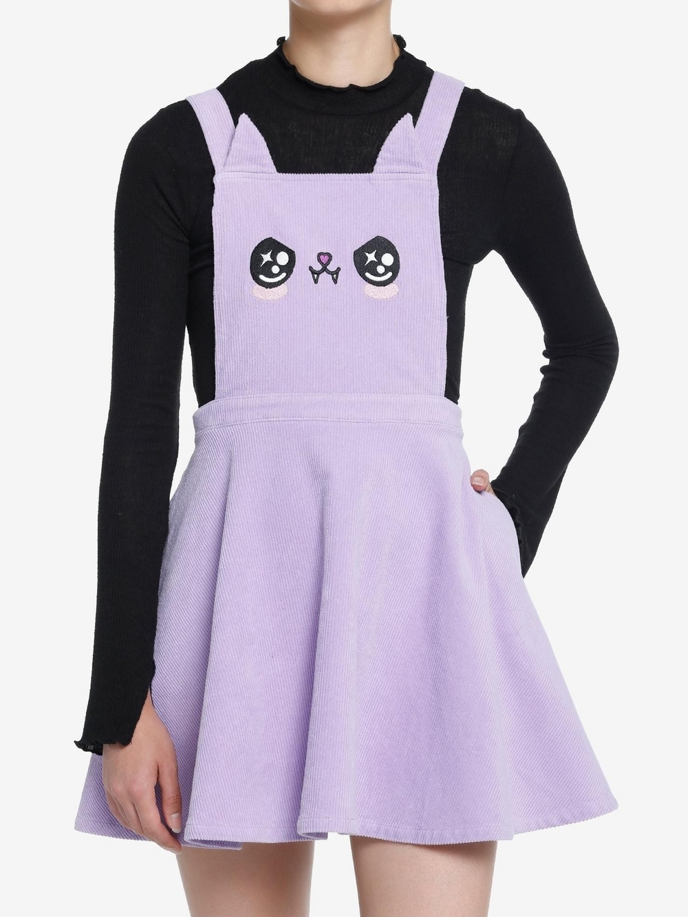 Sweet Society Kawaii Bat Corduroy Skirtall Spooky Cute!